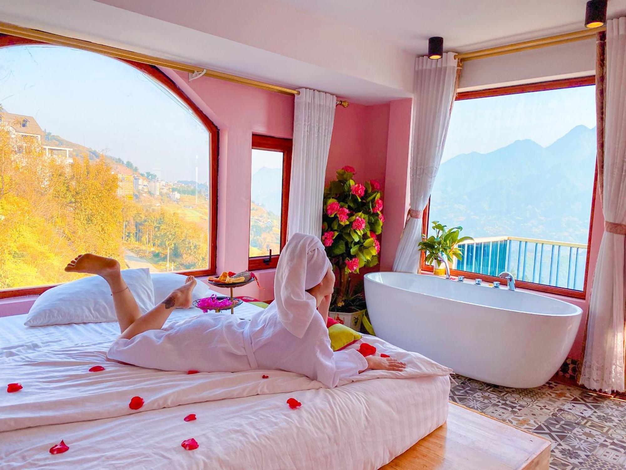 Sapa Scenery Hotel Exterior foto